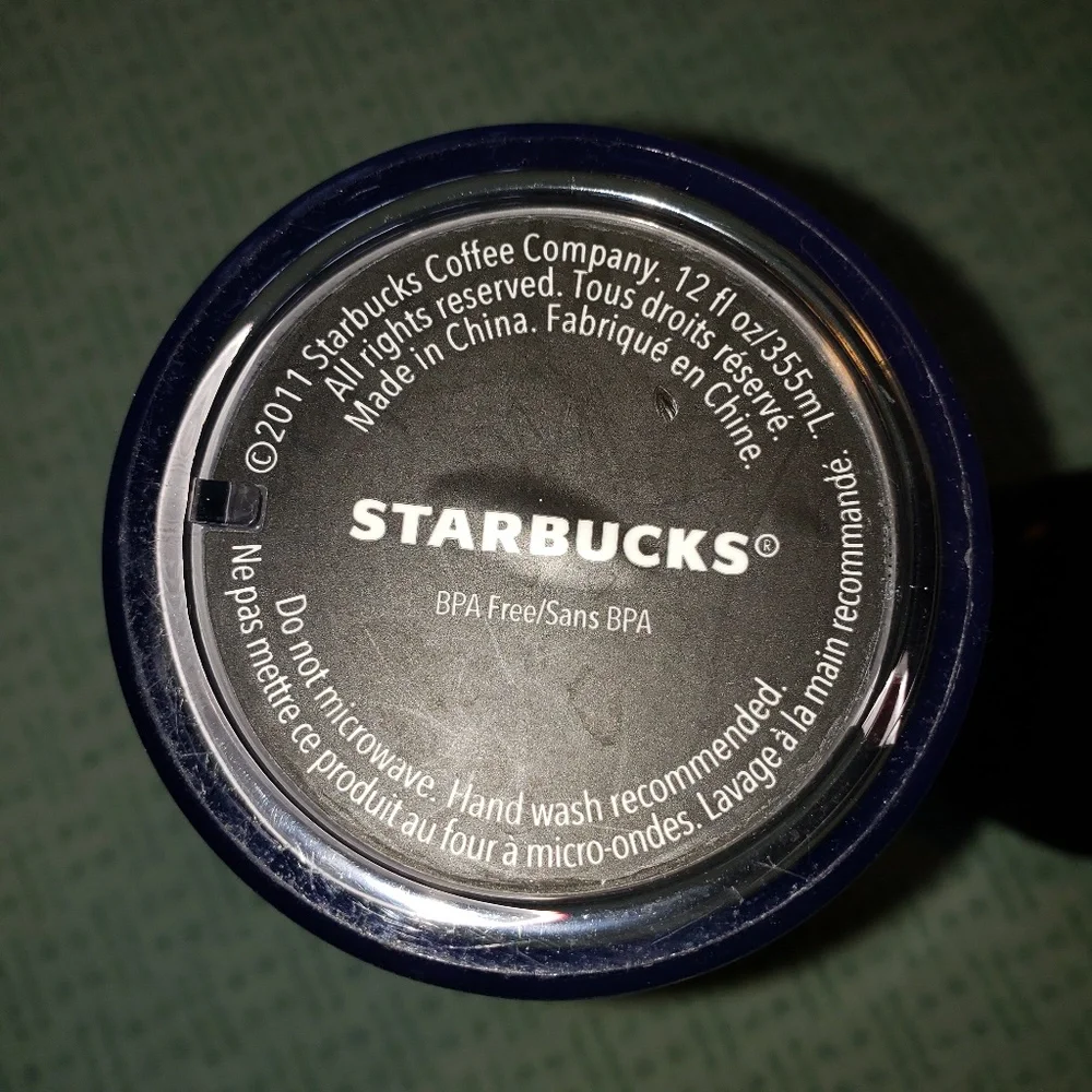 2011 Starbucks Foil Red Stars‎ Tumbler 12oz